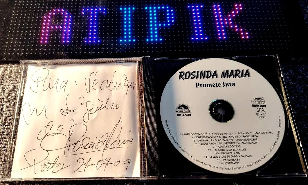 🎶 Rosinda Maria – Promete Jura : Le CD Dédicacé Rare Qui Enflammera Votre Collection 💕 – photo 3